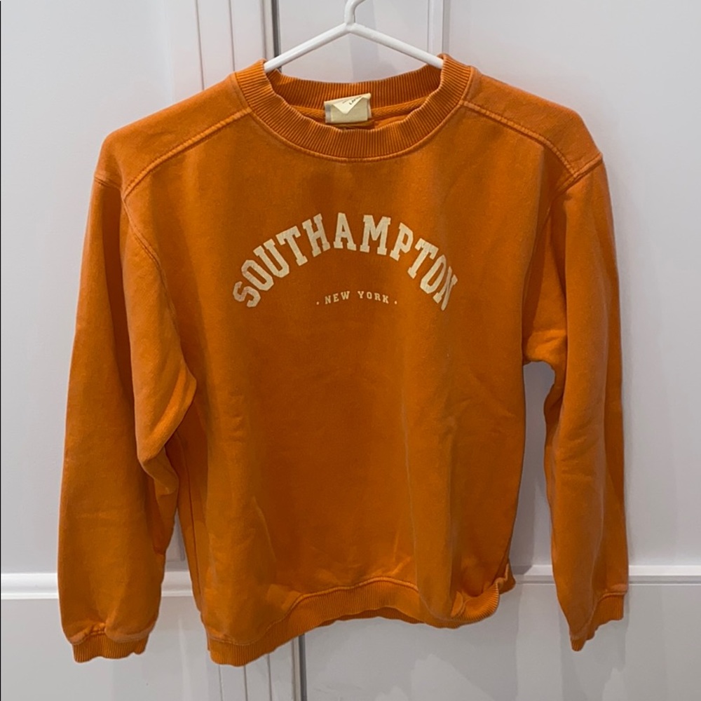 Orange East Hampton Crewneck